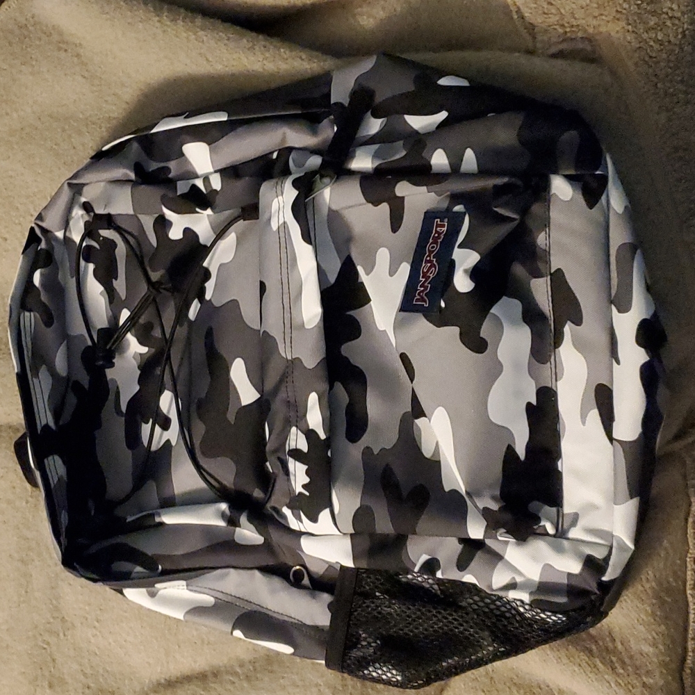 Camo Jansport backpack